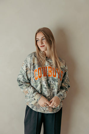 OSU Cowboys Camouflage Sweatshirt