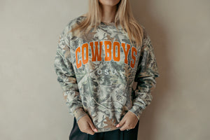 OSU Cowboys Camouflage Sweatshirt
