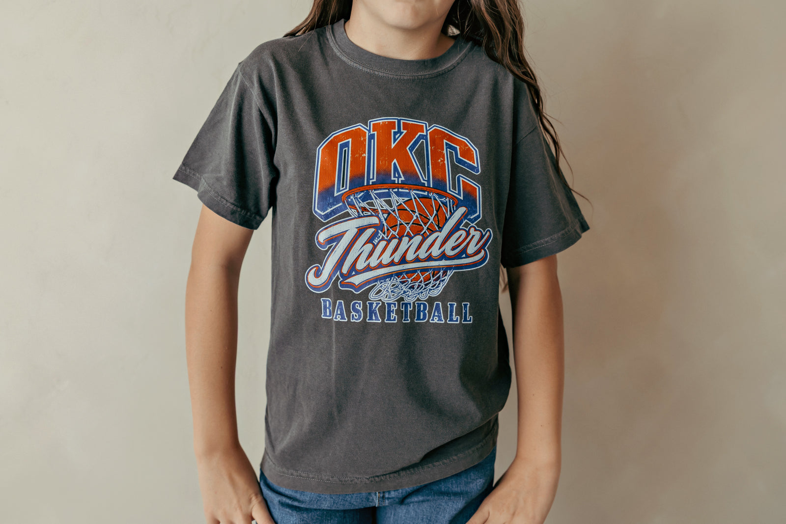 Youth OKC Hoop Basketball Tee
