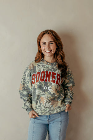 OU Sooners Camouflage Sweatshirt