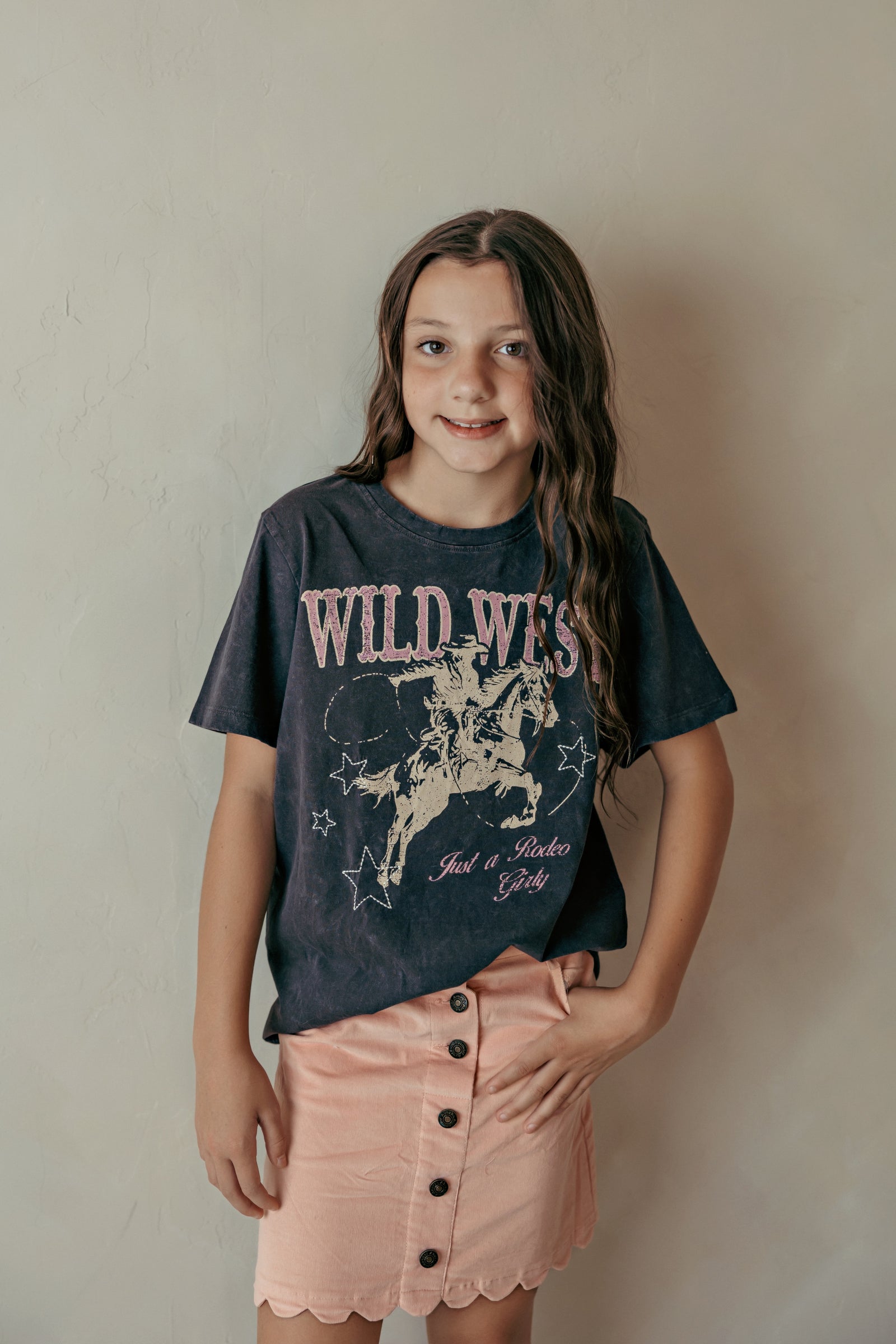 Wild West Graphic Tee Asphalt