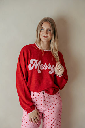 Polka Dot Pant In Pink