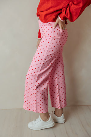 Polka Dot Pant In Pink