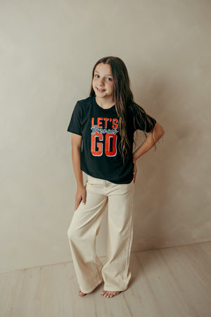 Youth Let's Go Broncos Graphic Tee Black