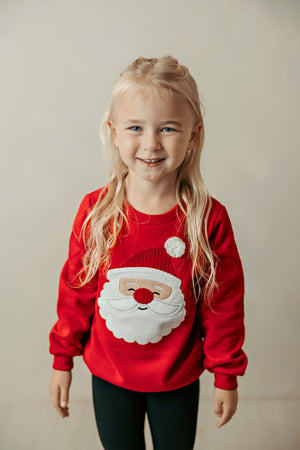 Red Santa French Terry Sweatshirt