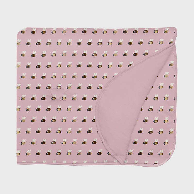 Kickee Ruffle Stroller Blanket-Cake Pop Baby Bummblebee
