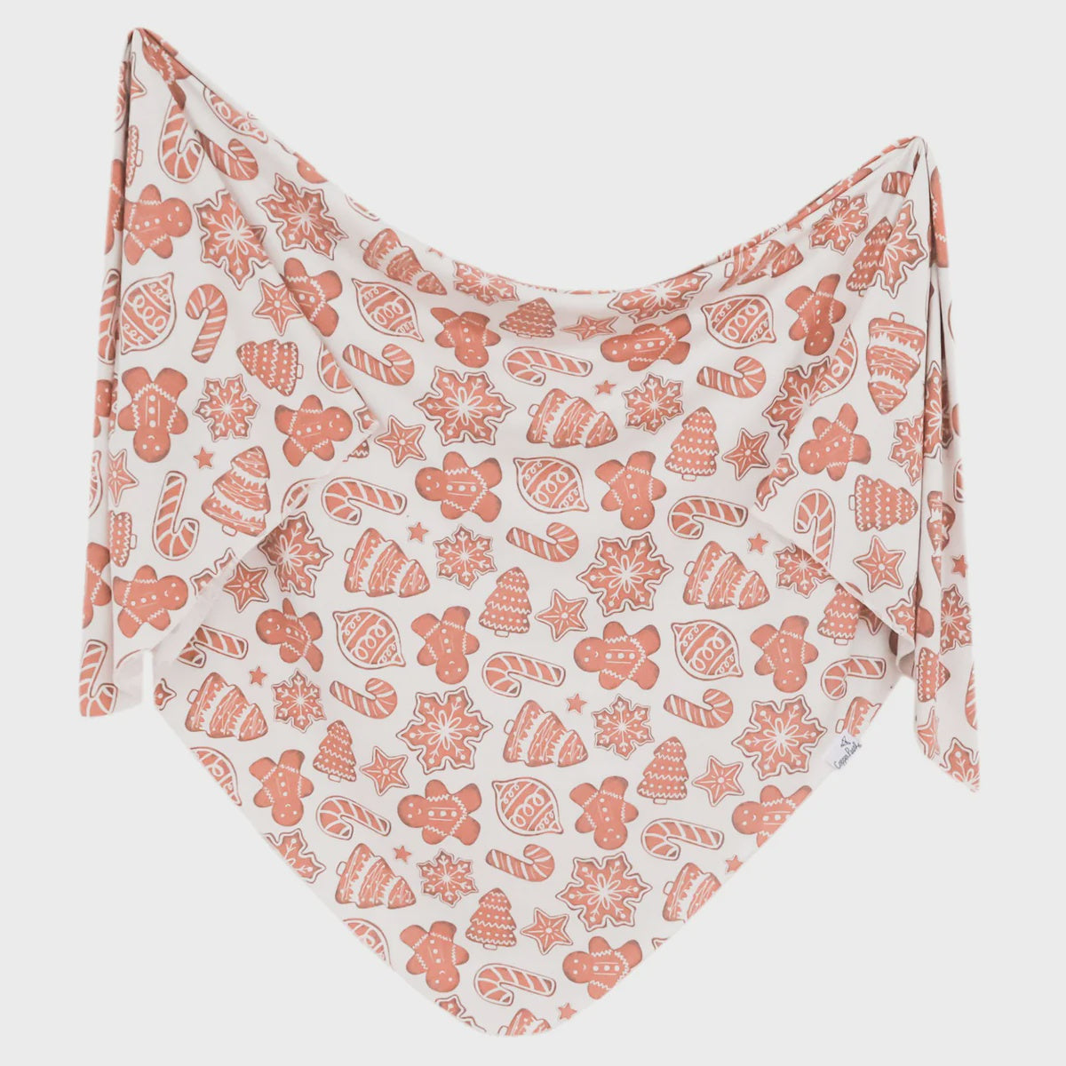 Gingerbread Copper Pearl Swaddle Blanket