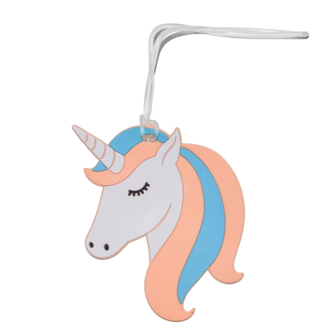 Unicorn Silicone Luggage Tag