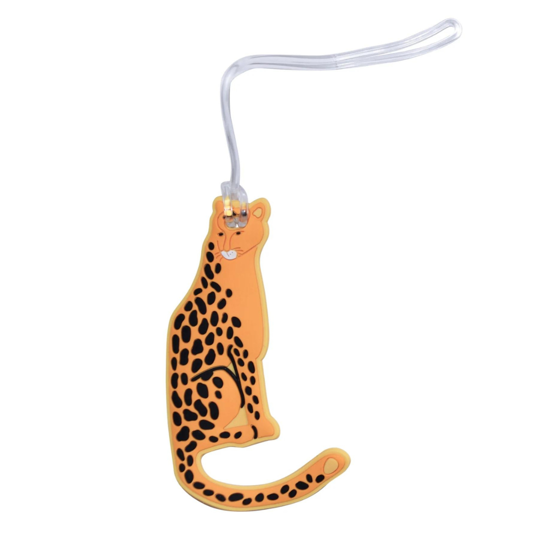 Cheetah Silicone Luggage Tag