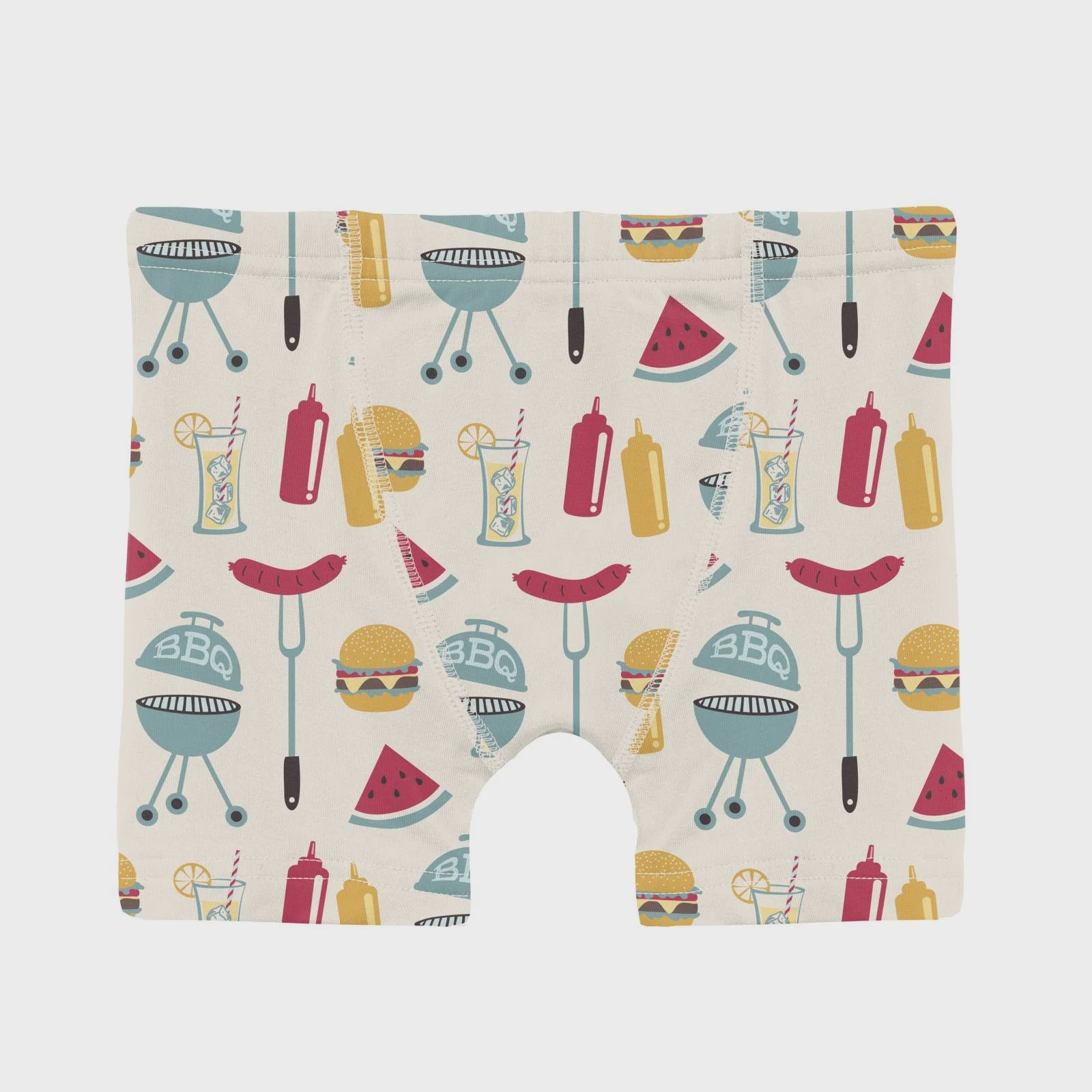 Kickee Boys Boxer Briefs-Natural BBQ
