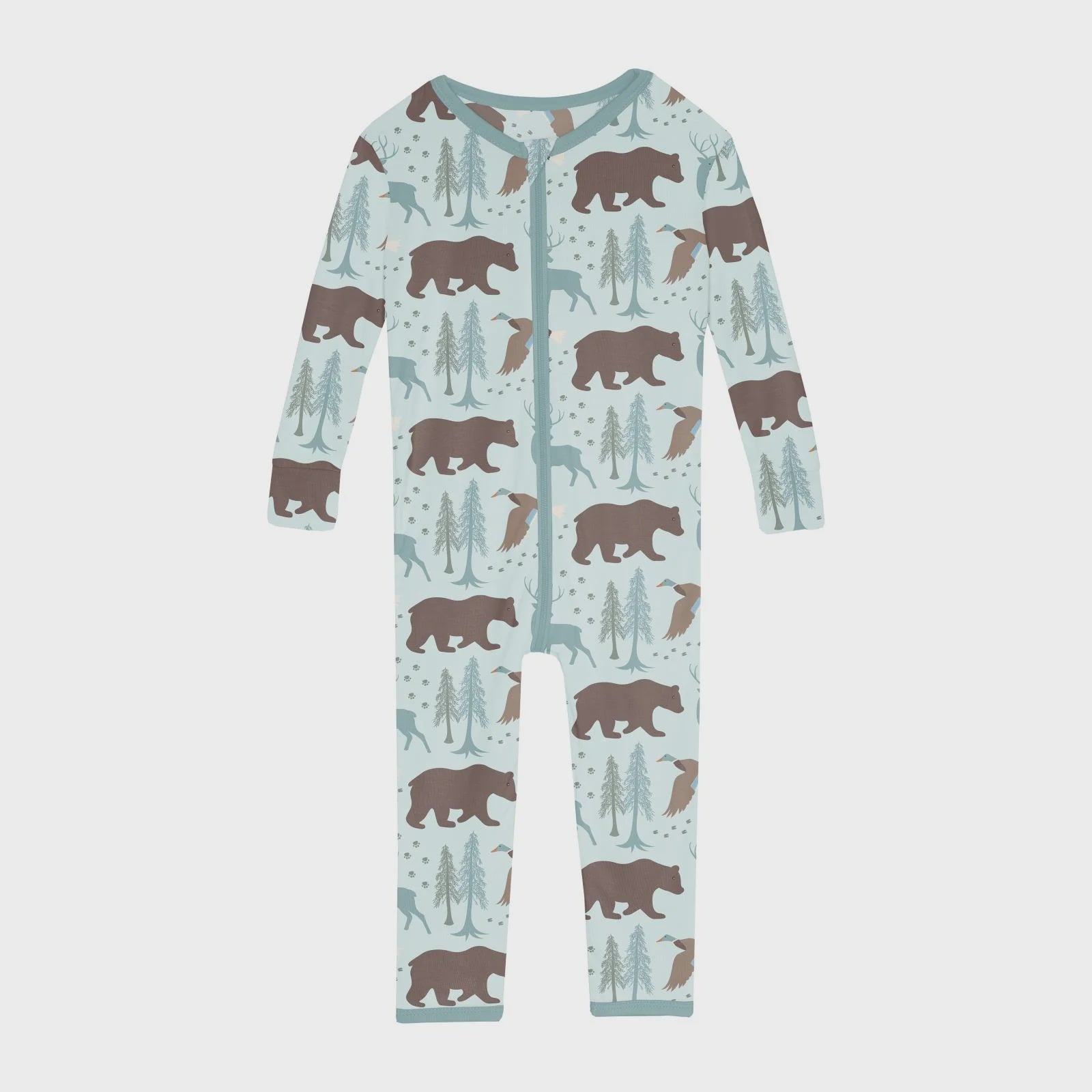 Print Convertible Sleeper with Zipper-Fresh Air Forest Adventure