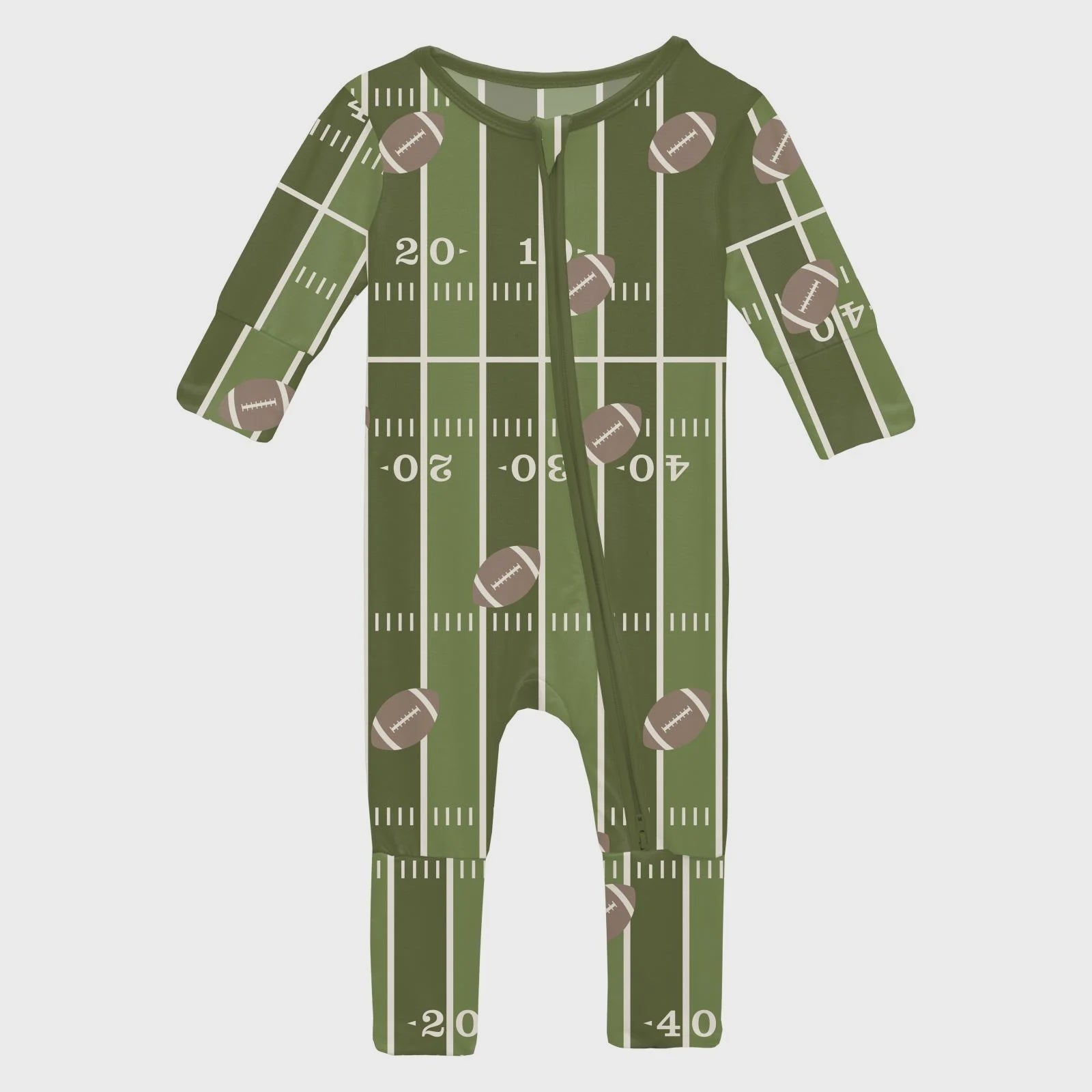 Print Convertible Coverall Pesto Football