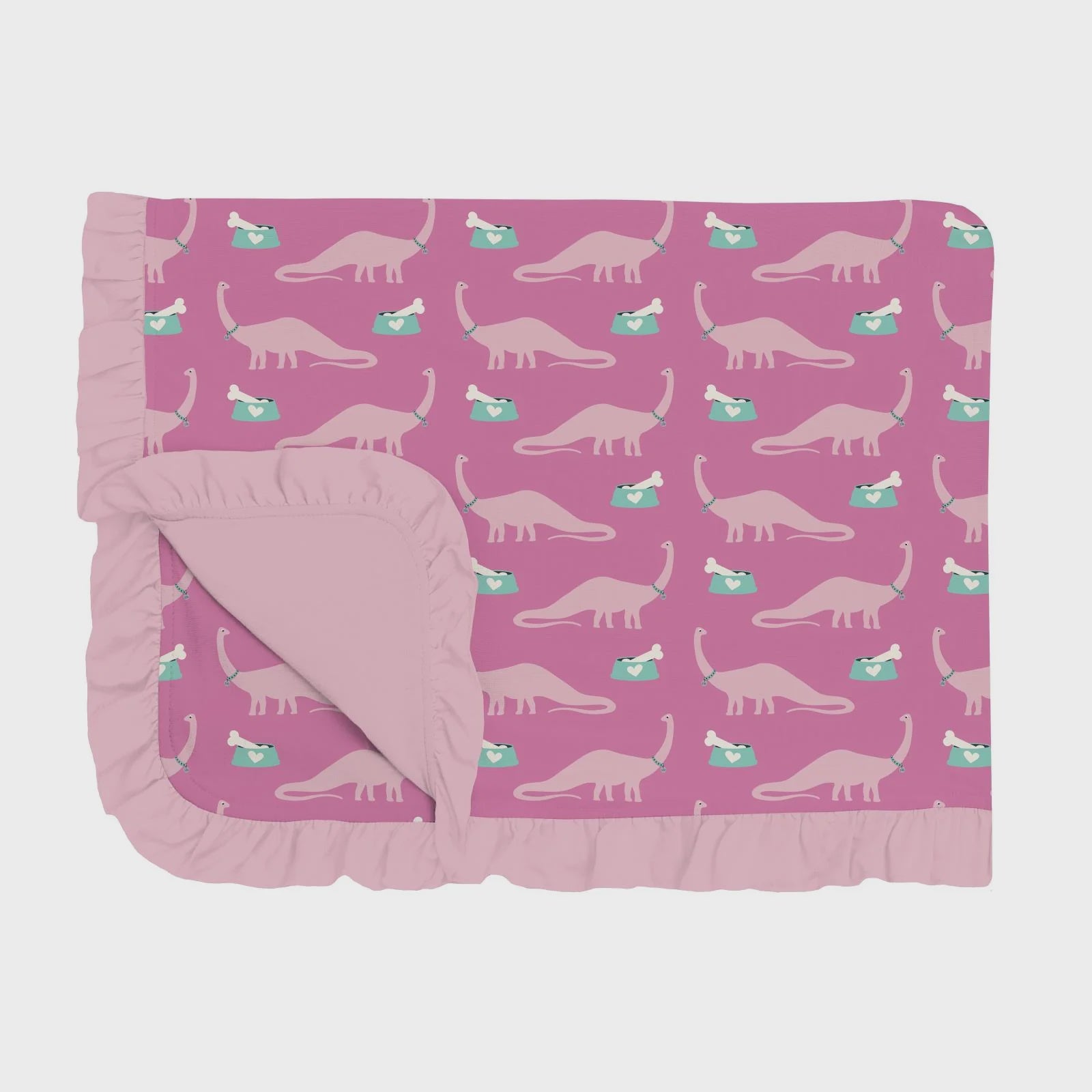 Print Ruffle Toddler Blanket-Tulip Pet Dino