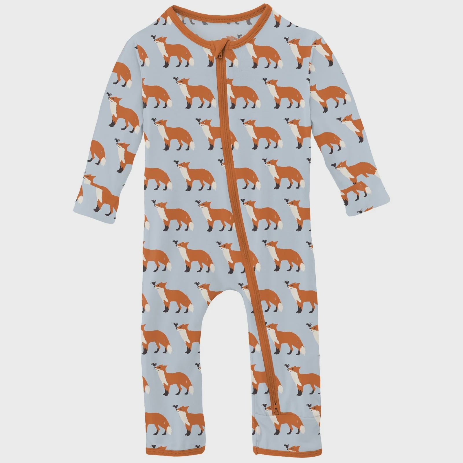 Print Convertible Sleeper with Zipper-Illusion Blue Fox & The Crow