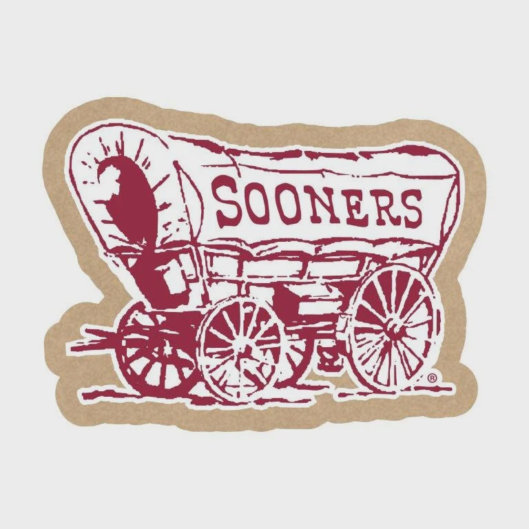 Oklahoma Schooner Wood Magnet