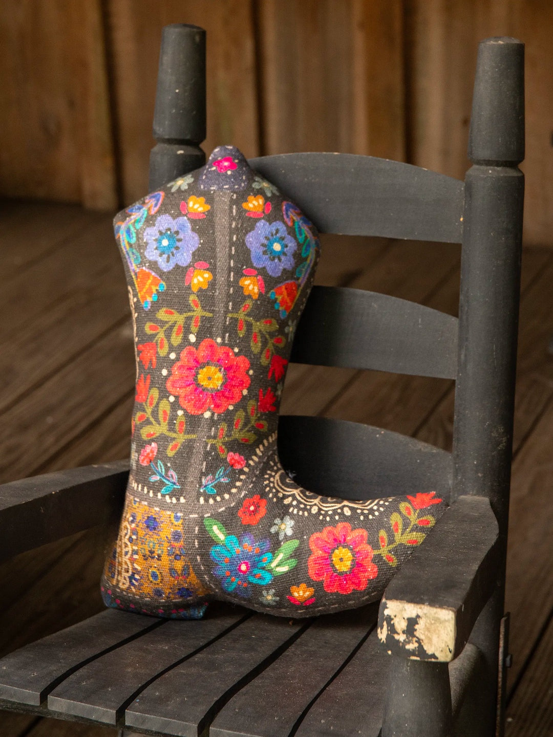 Boot Boho Shaped Pillow