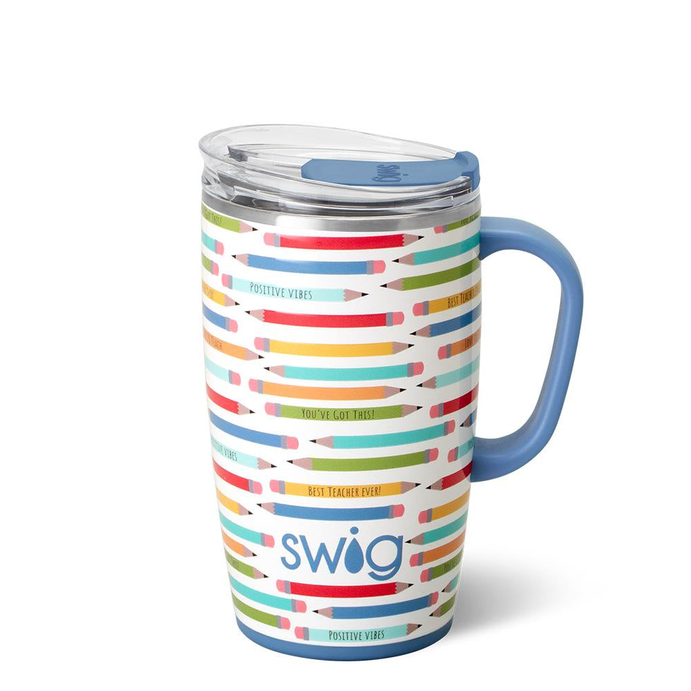 Swig 18oz Travel Mug-Teacher Life