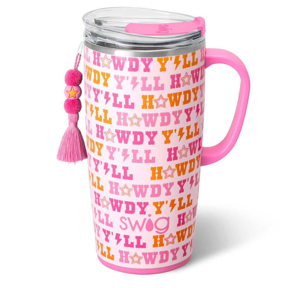 Swig 22oz Travel Mug-Howdy Yall