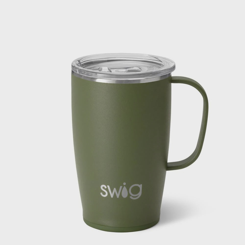 Swig 18oz Travel Mug-Olive