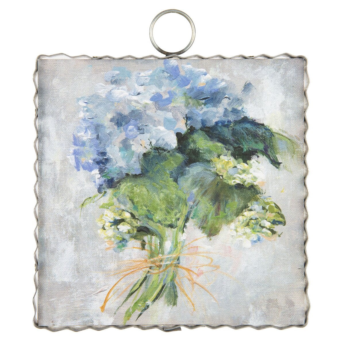 Mini Gallery Rozie's Galvanized Art-Blue Hydrangea