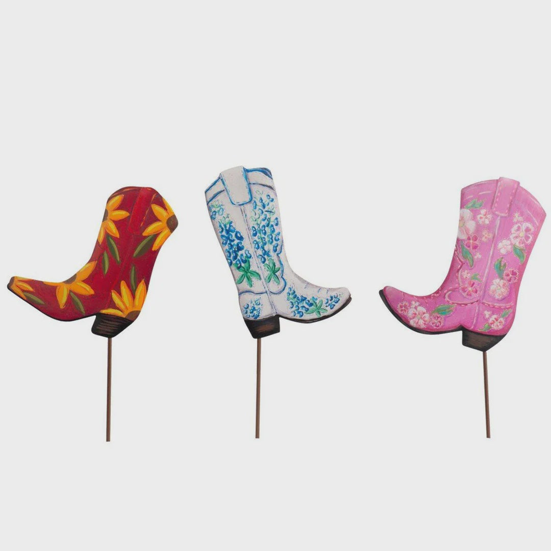 Flower Boots Yard Sign