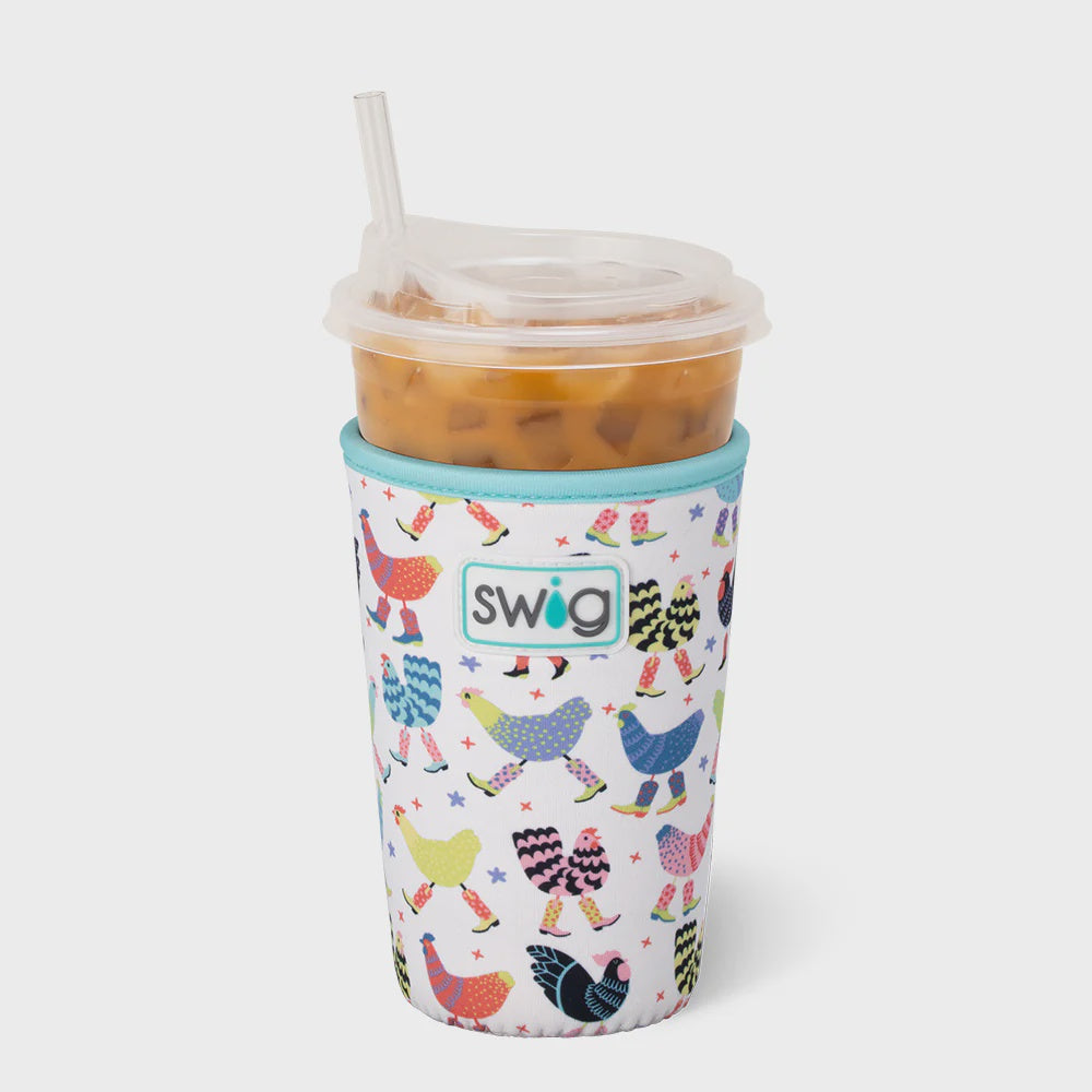 Swig Iced Cup Coolie 22-28oz-Funky Chickens