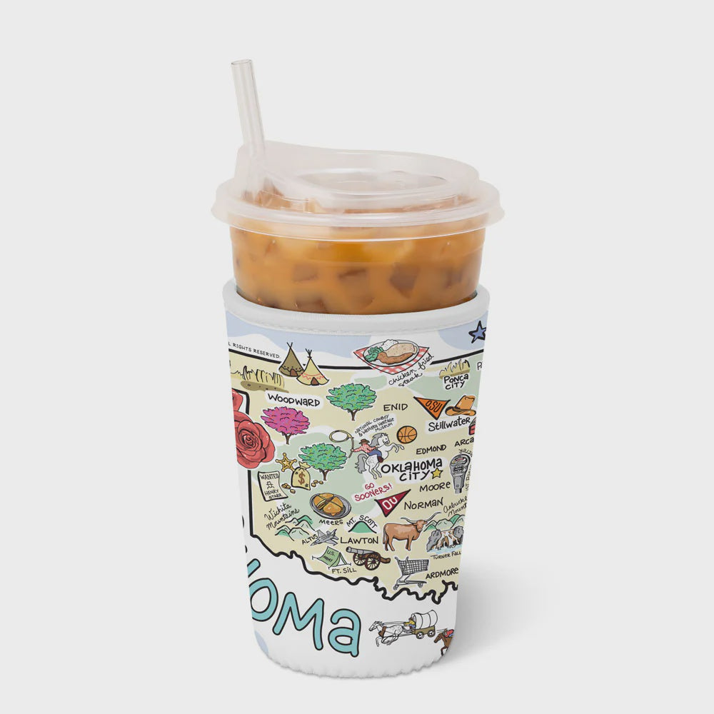 Oklahoma Medium Iced Coolie 22-28oz