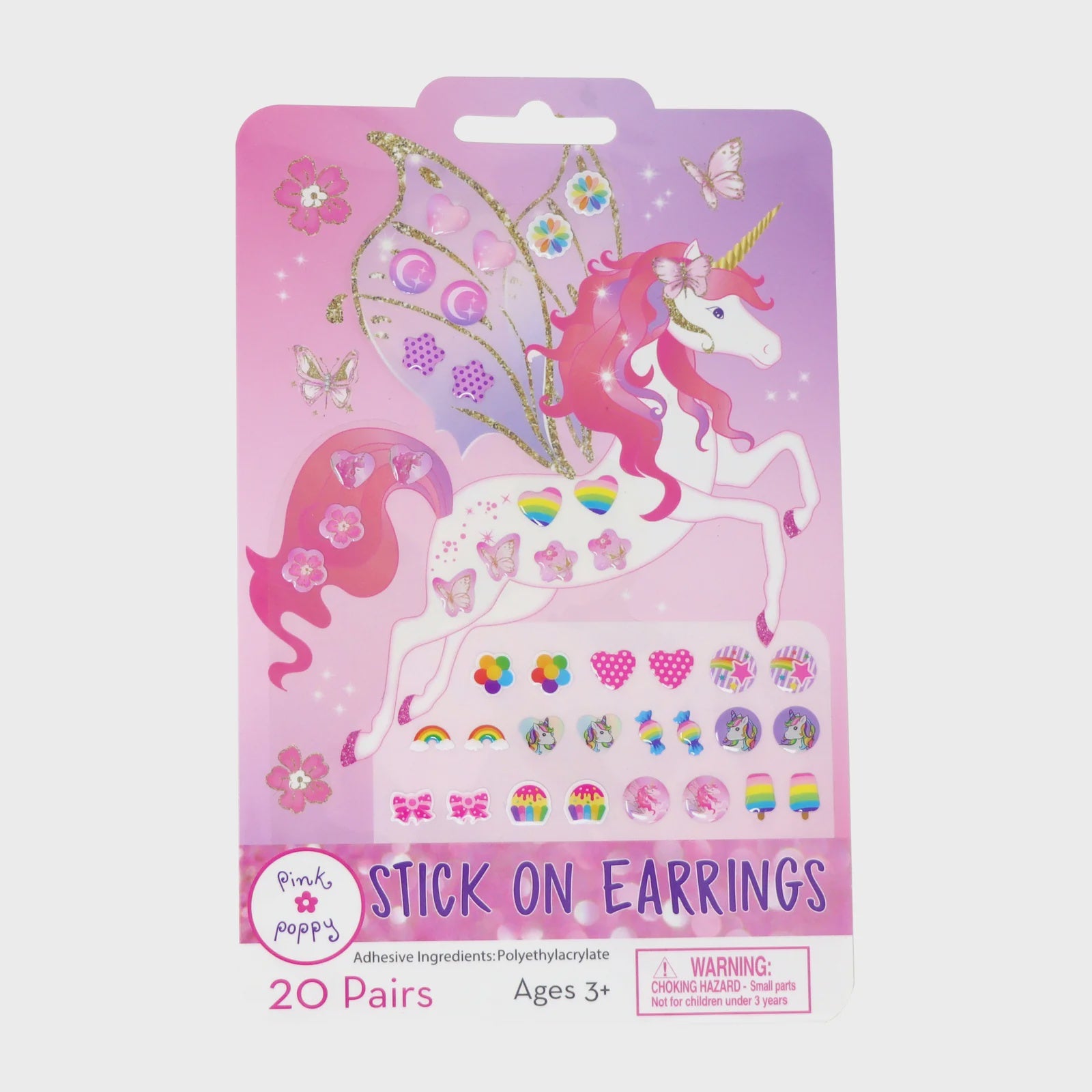 Unicorn Stick On Earrings