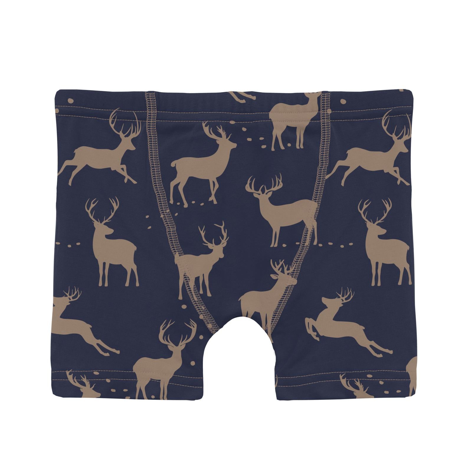 Boys Boxer Briefs Peacoat Elk