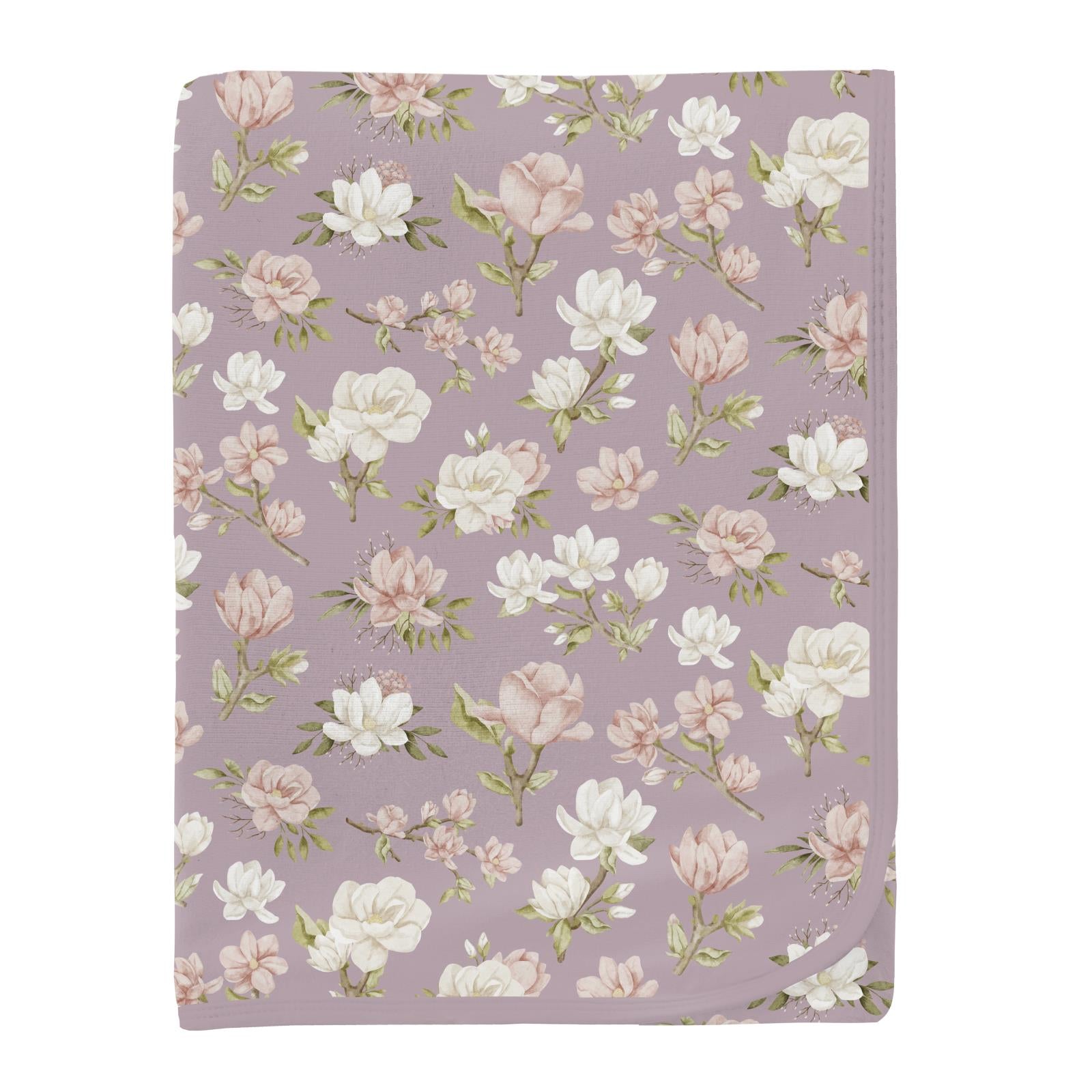 Print Swaddling Blanket Sweet Pea Spring Floral