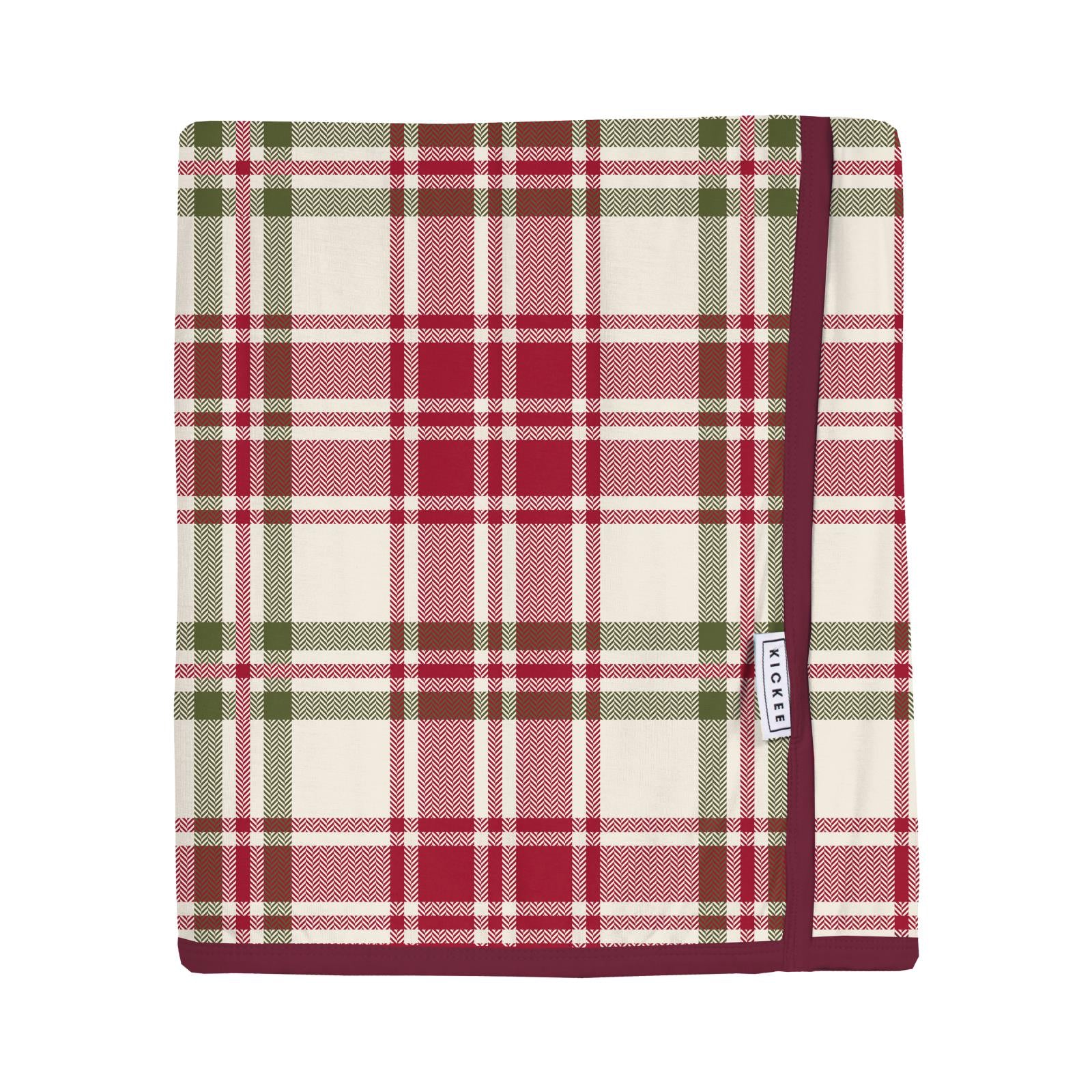 Print Swaddle Perfect Blanket Fireside Plaid