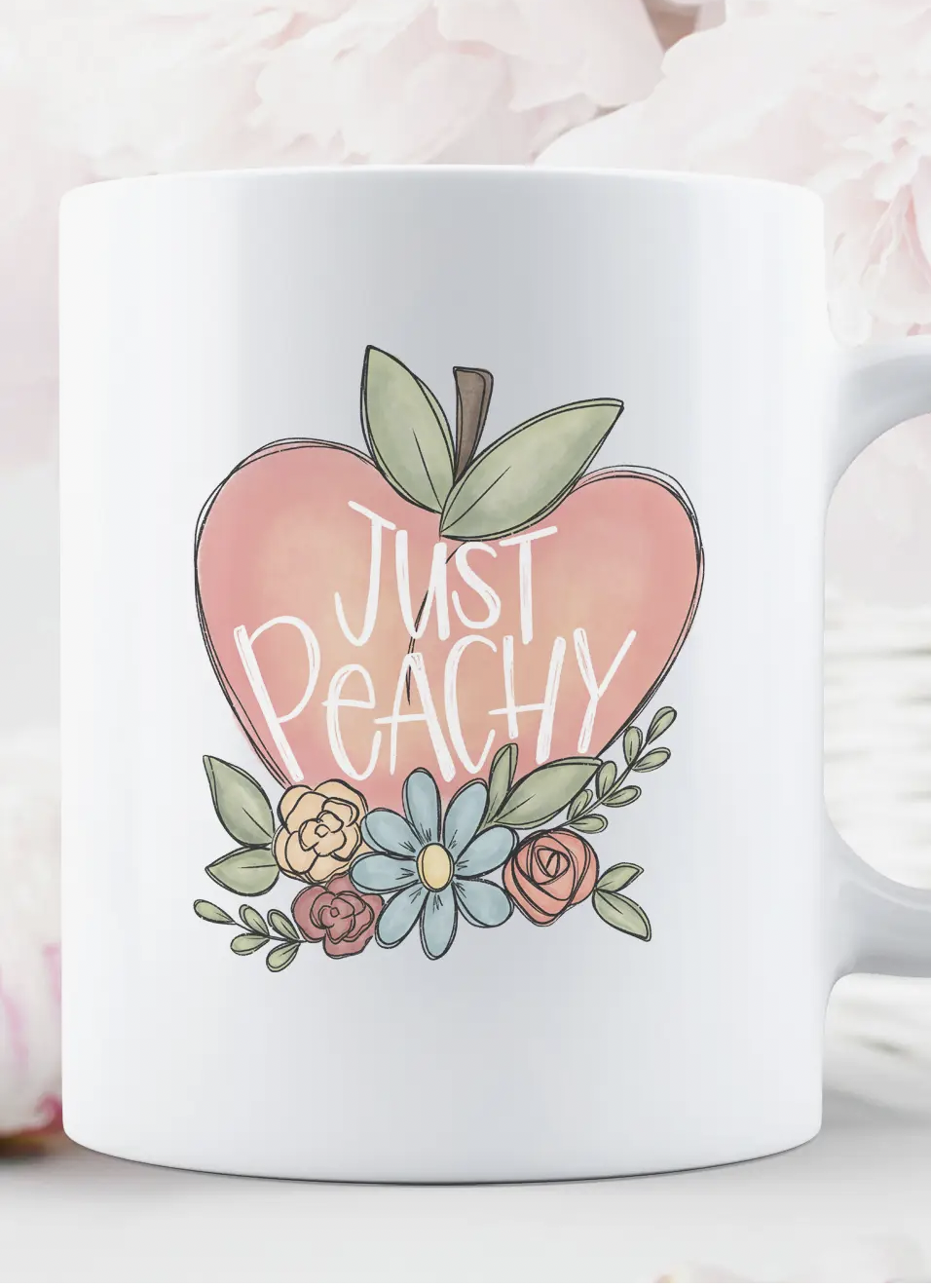 Just Peachy Ceramic Mug