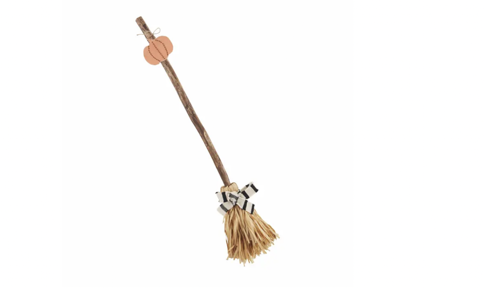 Mud Pie Pumpkin Broom Decor