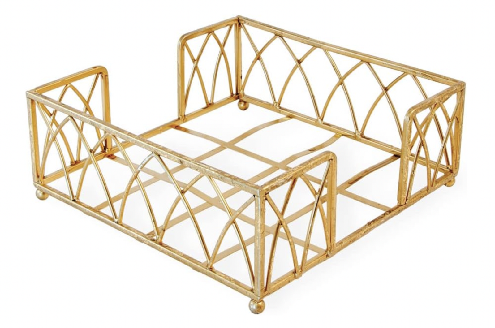 Lunch Gold Leaf Napkin Holder