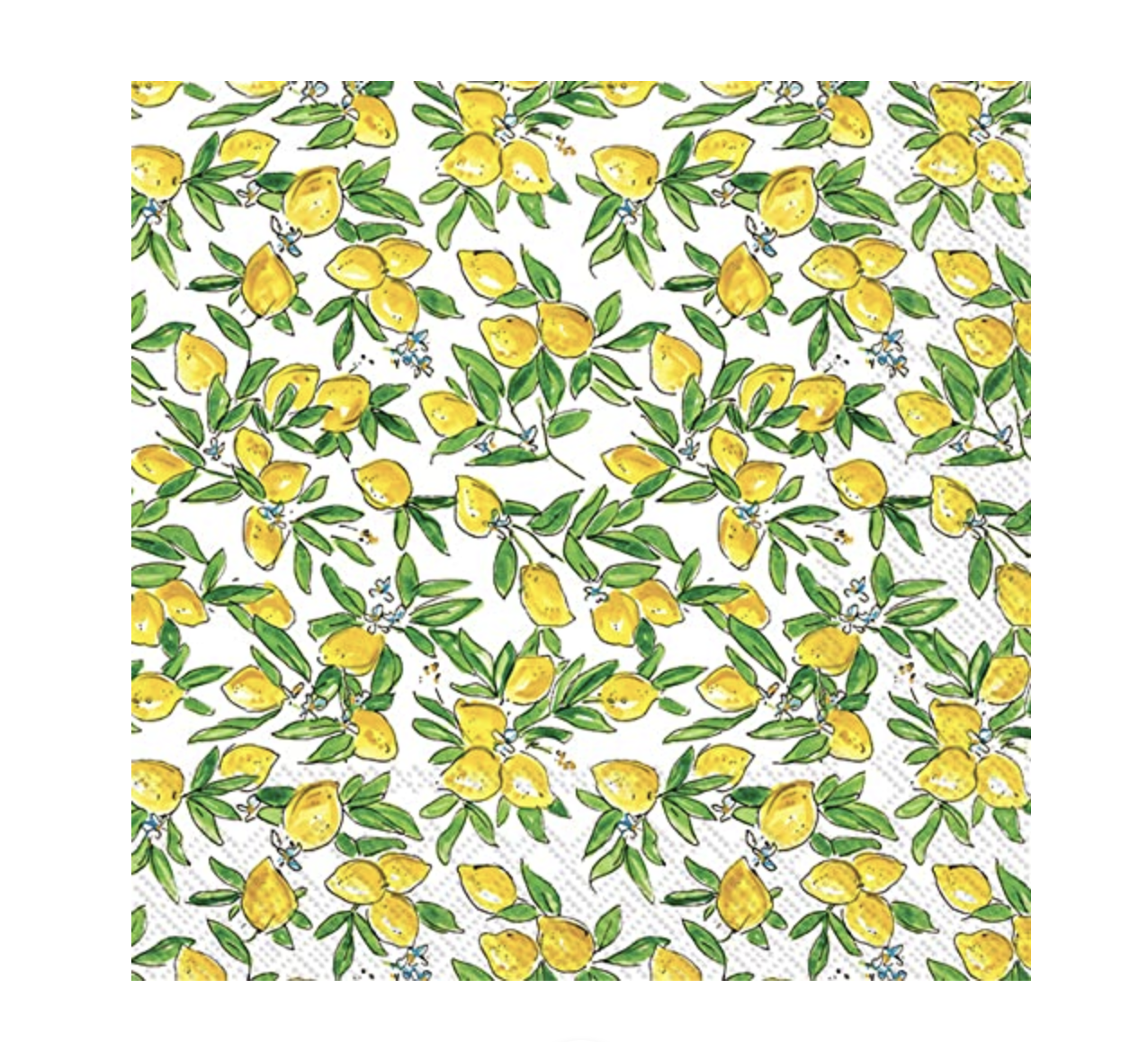 Lemons Allover Lunch Napkins