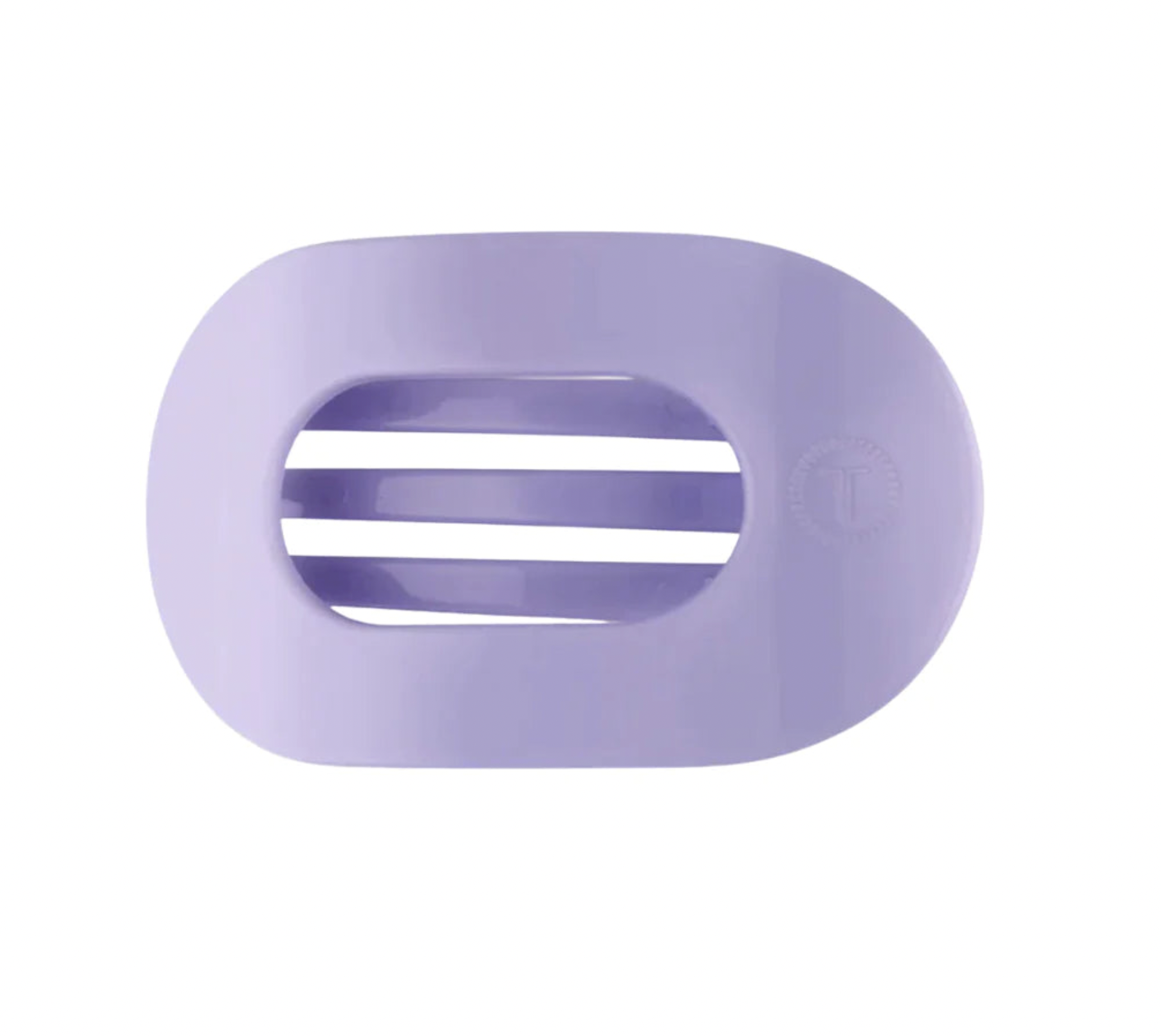 Teletie's Medium Flat Round Clip-Lilac