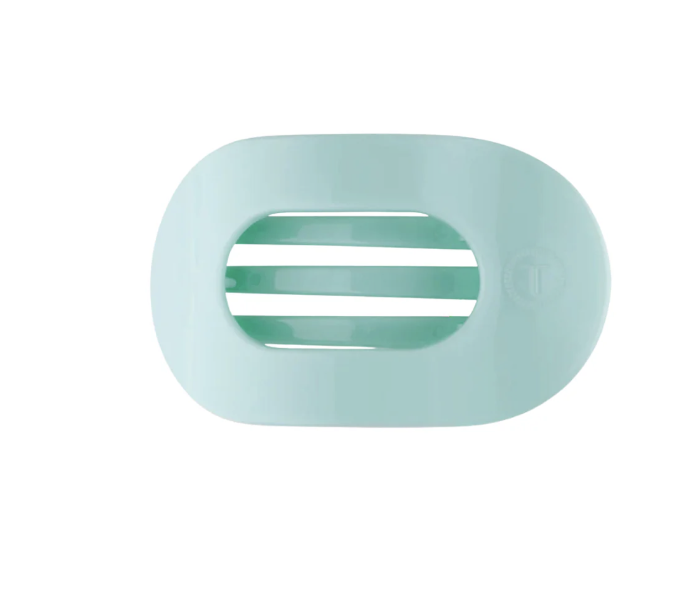 Teleties Large Flat Round Clip-Mint To Be
