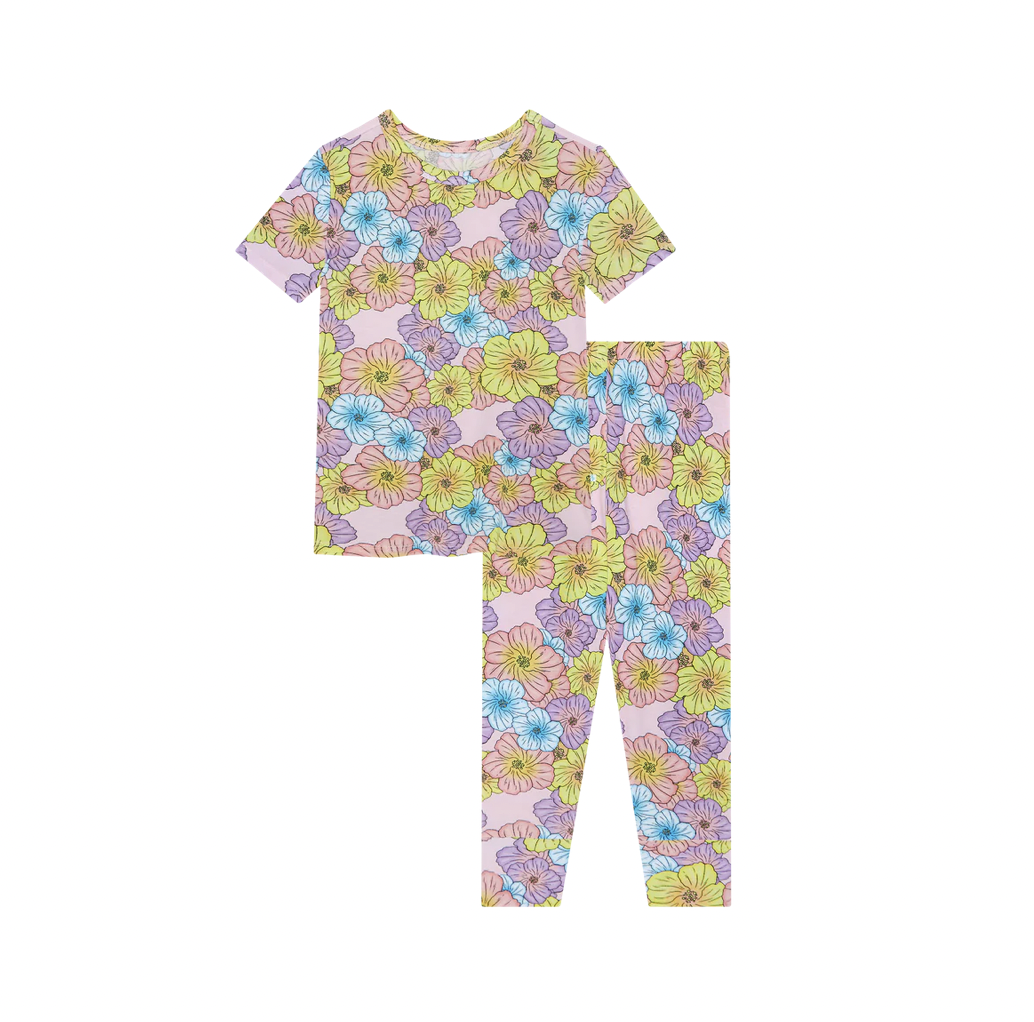Basic Short Sleeve Pajama Set-Kourtney