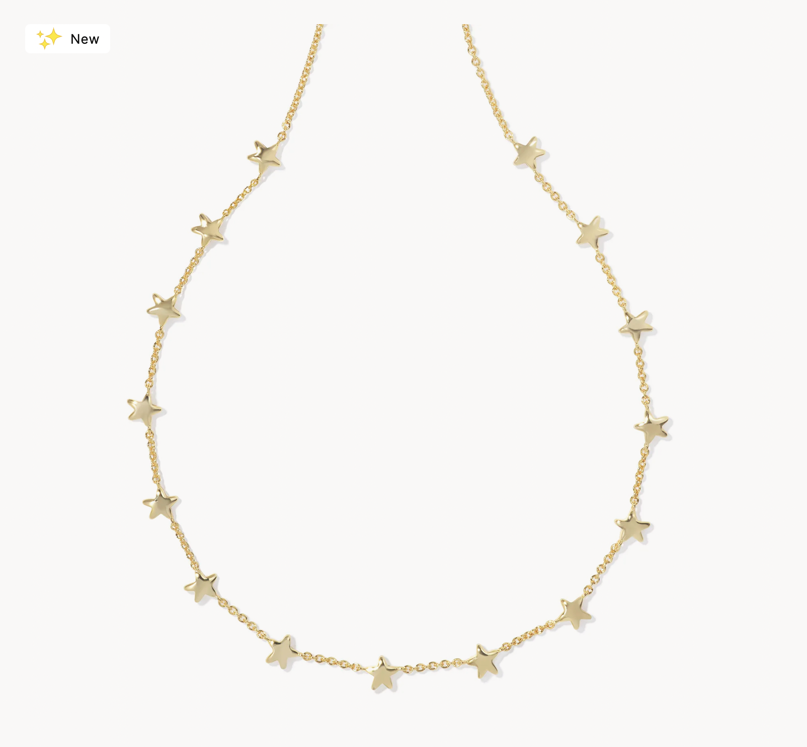 Sierra Star Rhod Chain Necklace