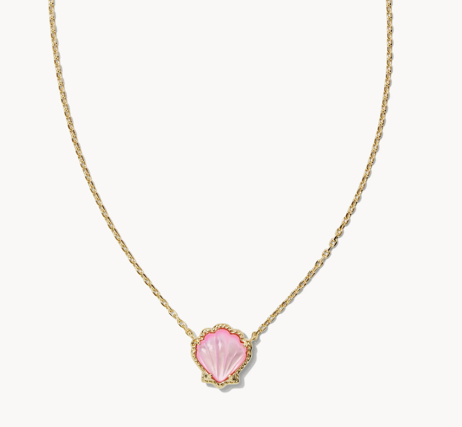 Brynne Shell Pendant Gold Blush MOP
