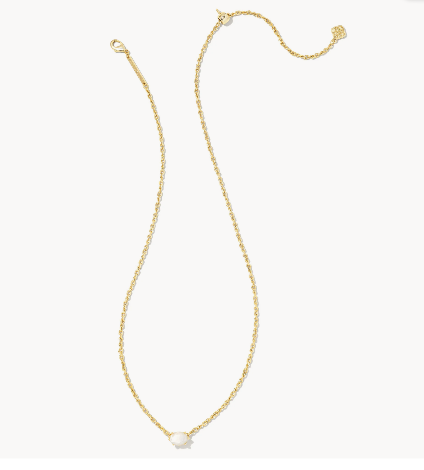 Cailin Gold Nickel Pendant Ivory MOP