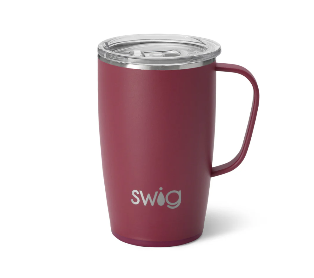 Swig 18oz Travel Mug-Maroon