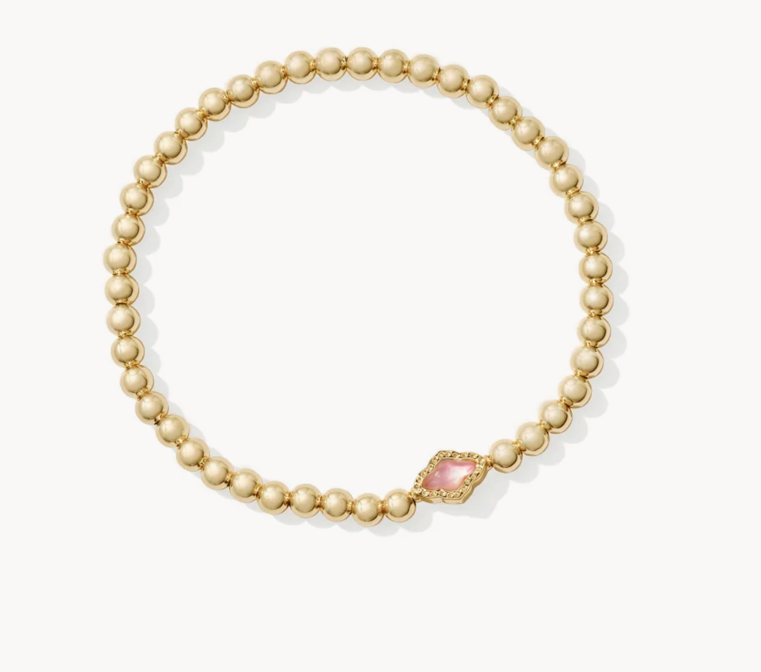 Kendra Scott Abbie Beaded Stretch Bracelet Gold Azalea Illusion