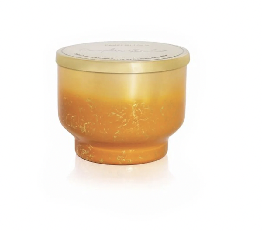 10oz Glimmer Pumpkin Dulce Inverted Jar