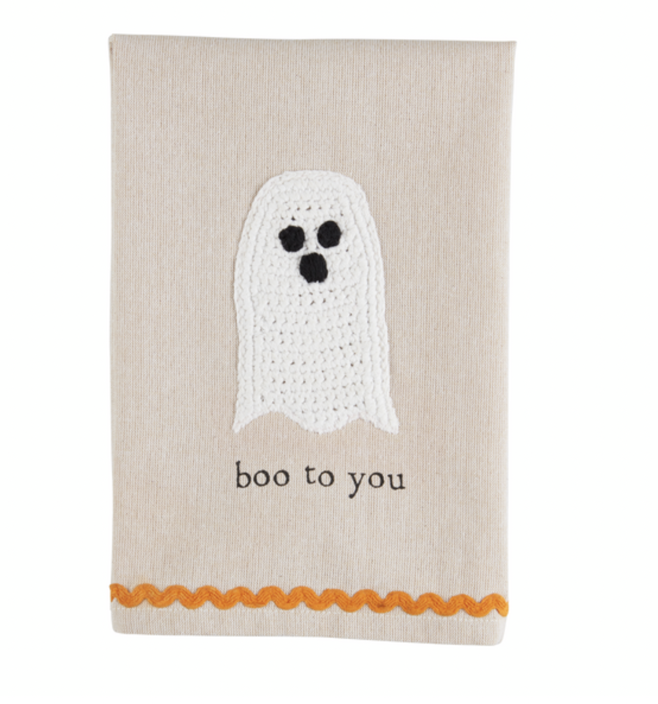 Boo Too You Crochet Ghost Hand Towel