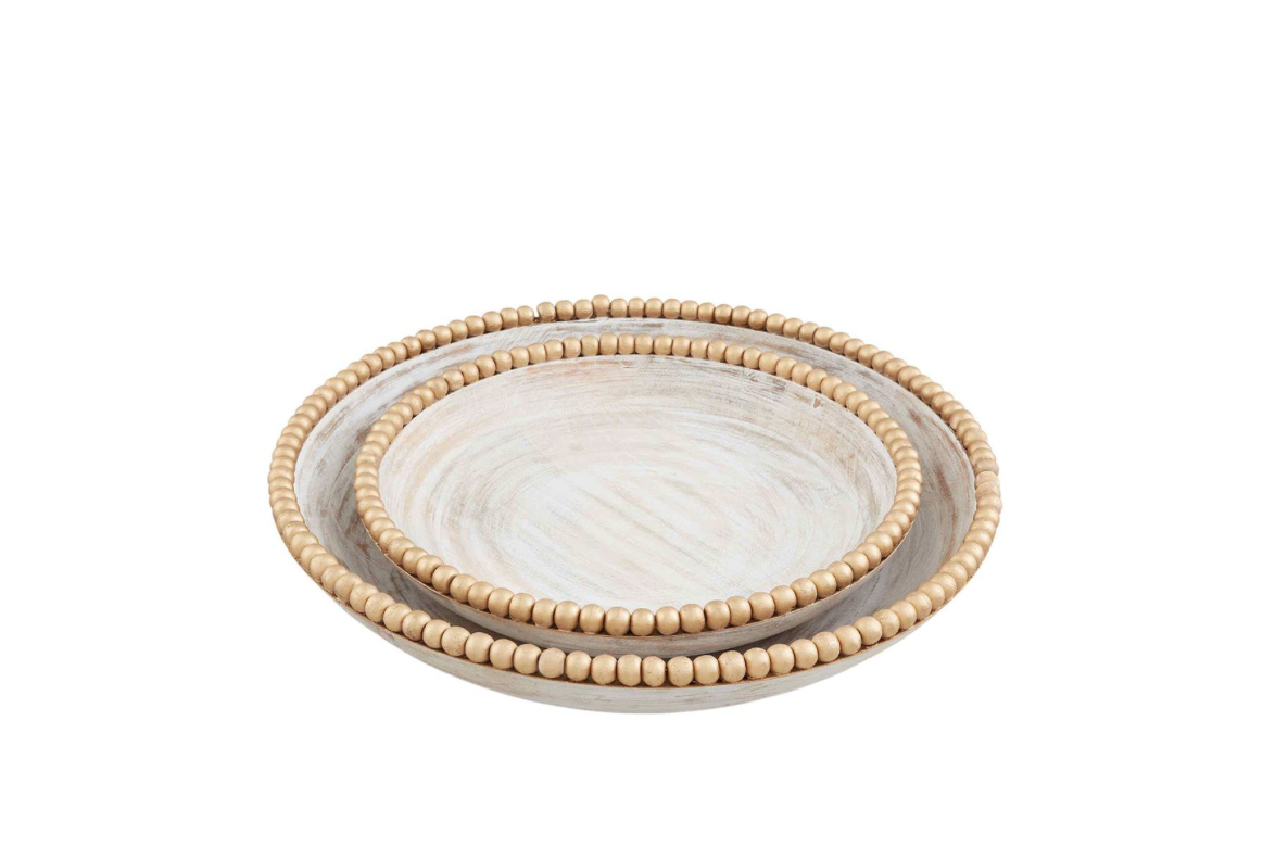 Gold Beaded Bowl-Small