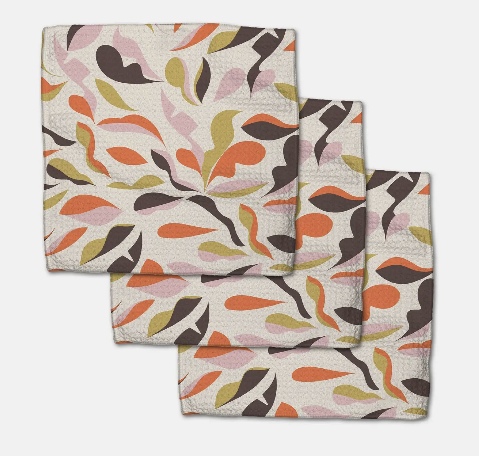 Dishcloths-Playful Leaves