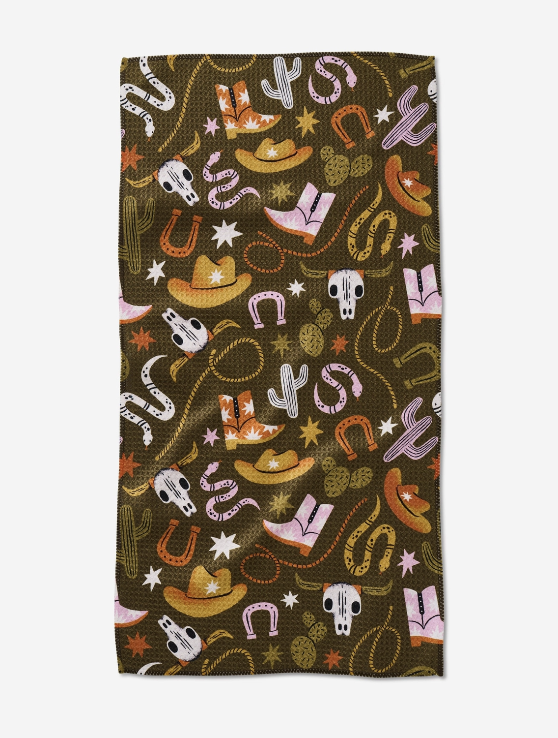 Geometry Bar Towel-Wild Cowboy