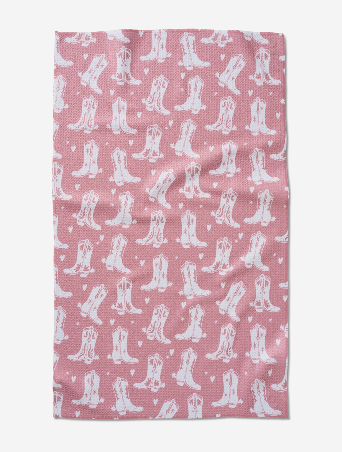 Boots on Worries Gone Tea Towel