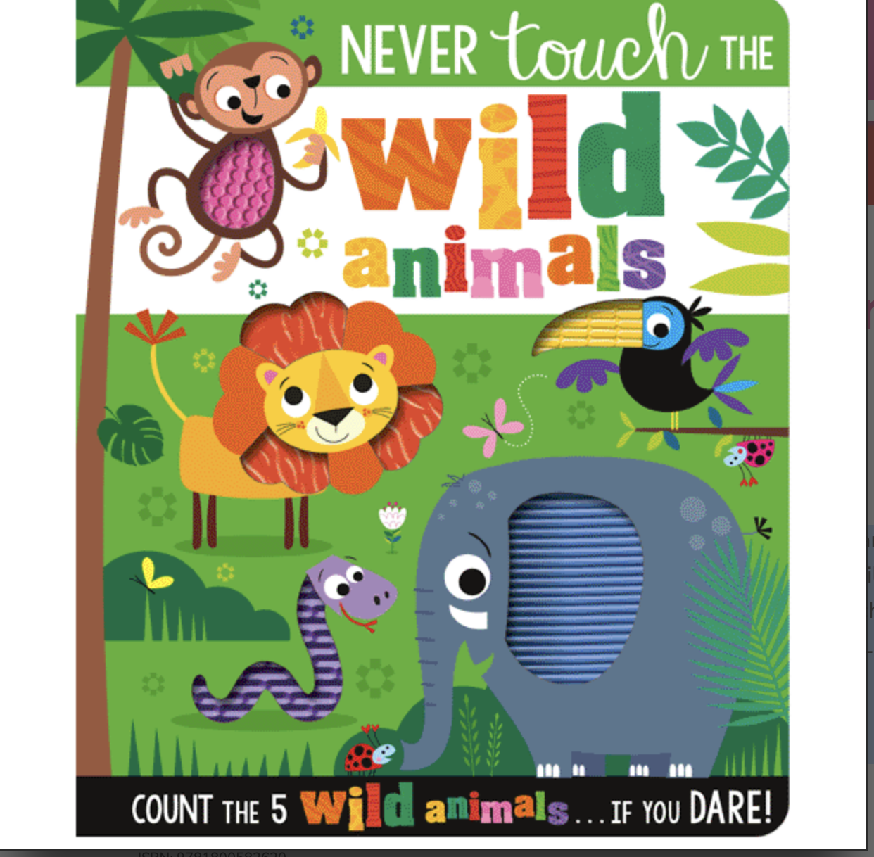 NEVER touch Wild Animals-Book